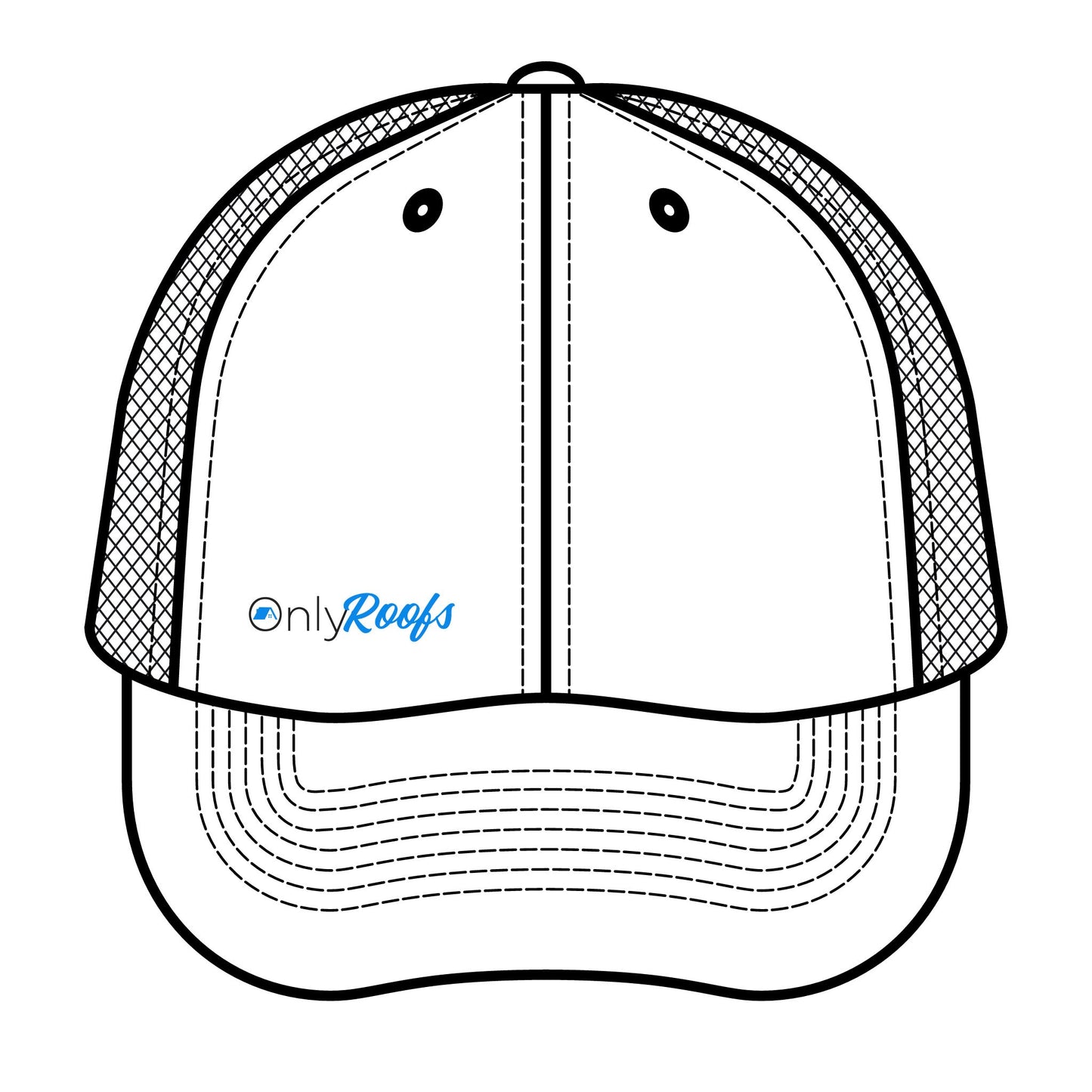 Trucker Retro Hat OnlyRoofs Horizontal