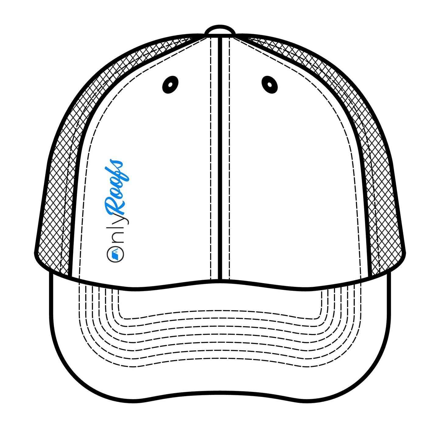 Trucker Retro Hat OnlyRoofs Vertical